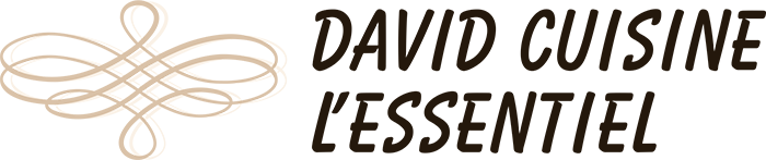Logo david cuisine l'essentiel - traiteur libourne